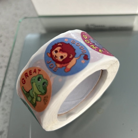 500 pcs Animal Stickers 1 inch (1 roll) - Picture 14 of 16